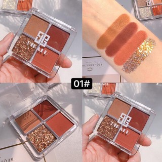 Phấn mắt nhũ DIKALU 4 ô