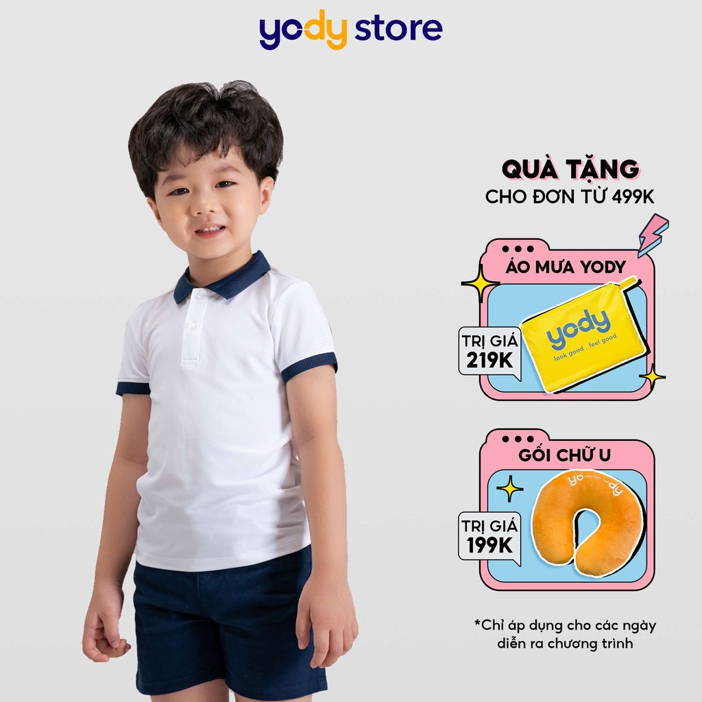 Áo Polo Trẻ Em Chất Coolmax Chính Hãng YODY Áo Thun Có Cổ Trẻ Em - KID4084