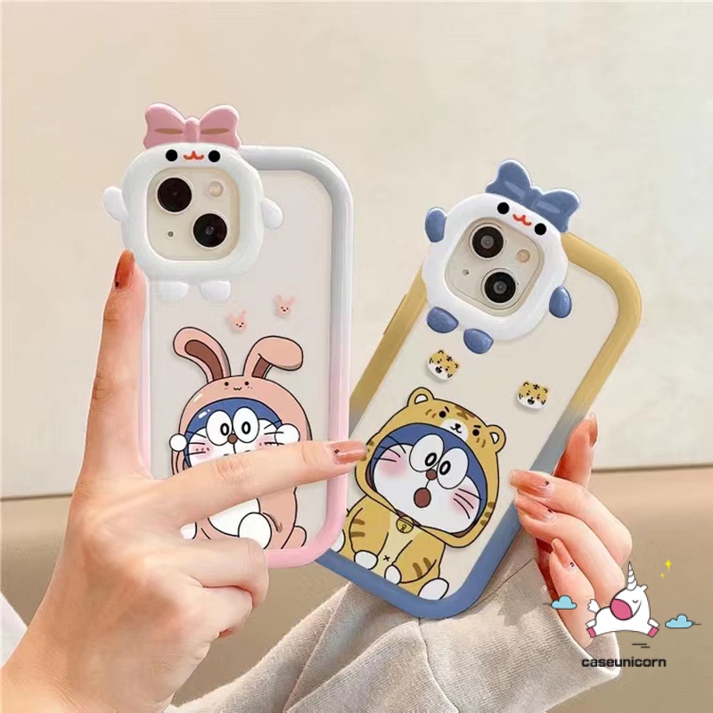 Ốp Điện Thoại Hình Doraemon 3D Cho IPhone 6 6S 7 8 14 Plus 11 13 12 14 Pro MAX XR X XS MAX SE 2020