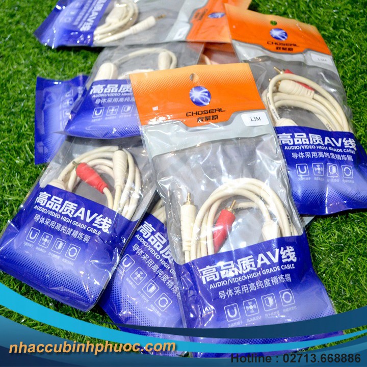 Dây tín hiệu 3.5mm kết nối điện thoại với Amply