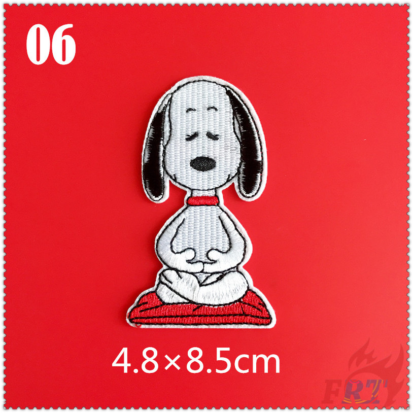 1 Miếng dán ủi thêu hình nhân vật hoạt họa Snoopy đáng yêu