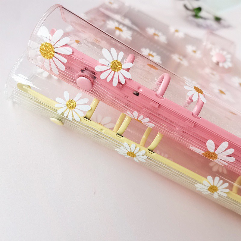 Giá Đỡ Ảnh/ Album Ảnh Hình Hoa Cúc 6 Lỗ Kiểu Hàn Quốc DIY