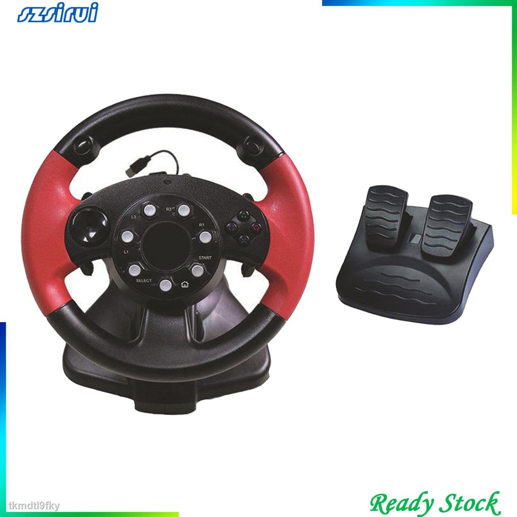 BÁN SỈ Bộ vô lăng & bàn đạp có giả lập cho chơi game đua xe trên PC