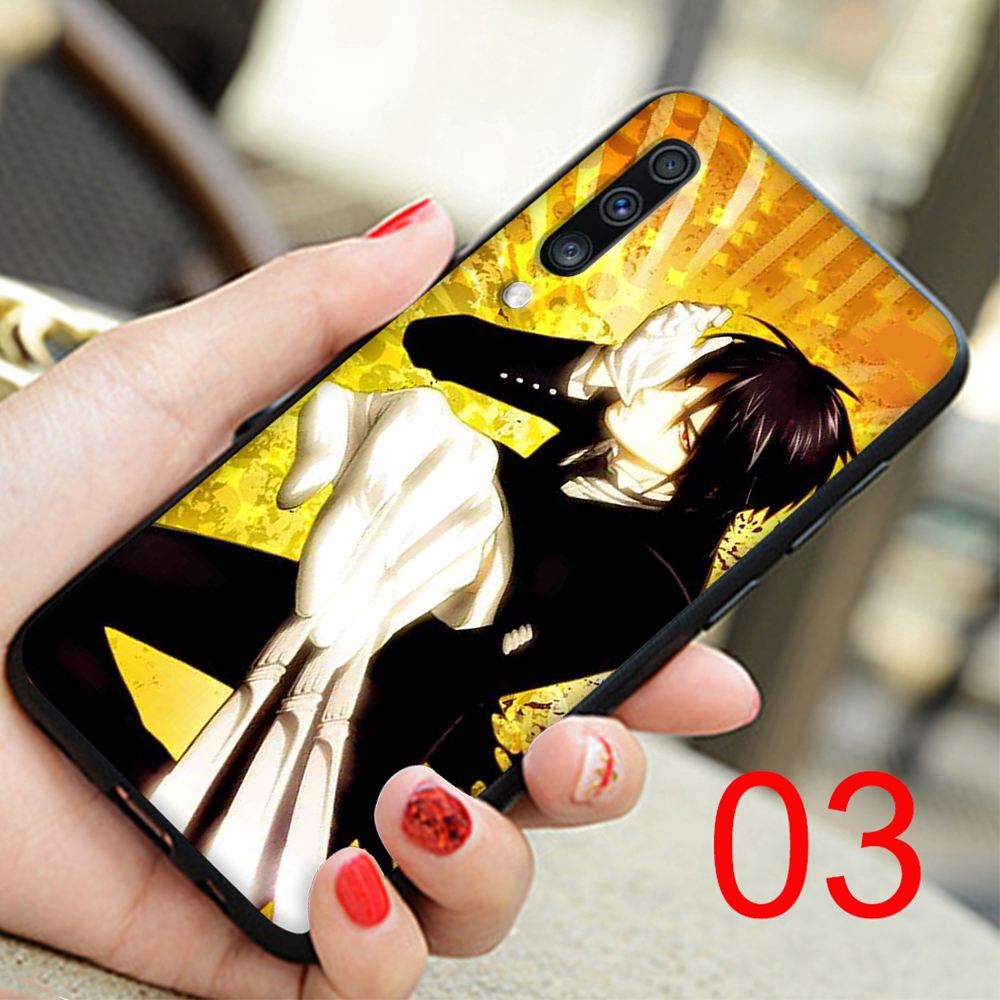 Ốp điện thoại silicone mềm in hình anime Hắc quản gia cho Iphone 11 Pro XS Max XR X 7 8 6 6S Plus