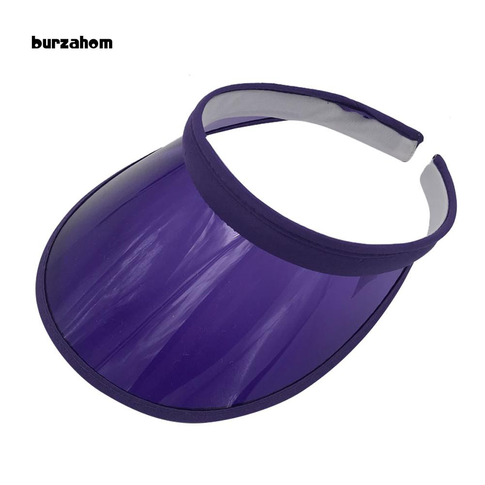 Mũ lưỡi trai hở chóp bằng nhựa PVC chống tia UV thoáng khí