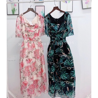 ĐẦM HOA MAXI XẾP LY NGỰC BIGSIZE D719 ❤ FREESHIP ❤ HÌNH THẬT 100% SHOP TỰ CHỤP