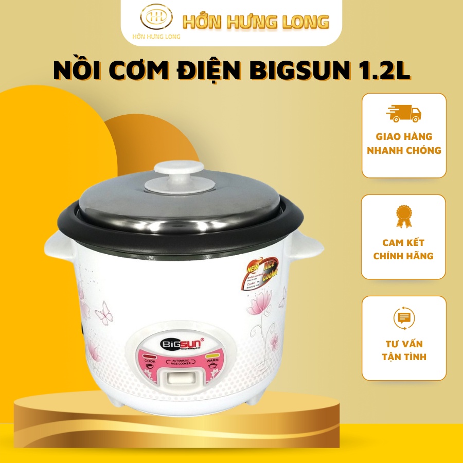 NỒI CƠM ĐIỆN BIGSUN 1.2L CÓ LỚP CHỐNG DÍNH