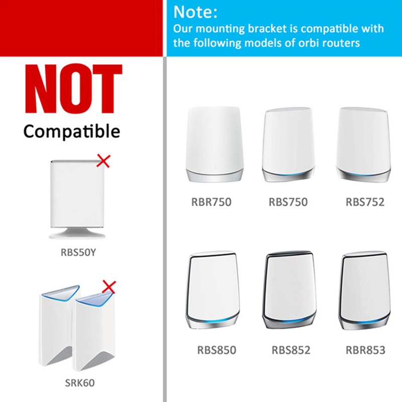 Giá Đỡ wifi 6 Rbf850 RBK852 RBK753 AX4200 AX5700 AX6000 Gắn Tường Tiện Dụng