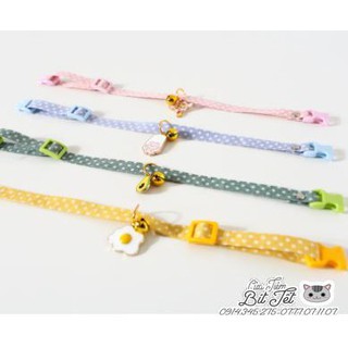 Vòng cổ cho mèo, chuông, lắc đeo cổ cho thú cưng chó mèo 🐶FREESHIP🐱 Chất Liệu Cao Cấp. Thoải Mái Dễ Chịu