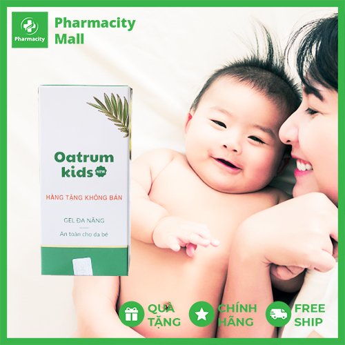 Gel đa năng bôi da bé Oatrum Kids New - Hết trầy xước, rách da, bỏng, hăm da, muỗi côn trùng đốt - 20g