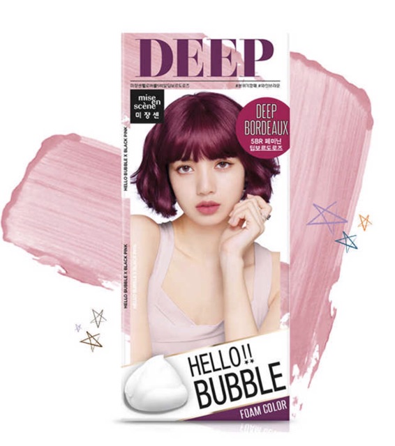 Nhuộm tóc hello bubble blackpink