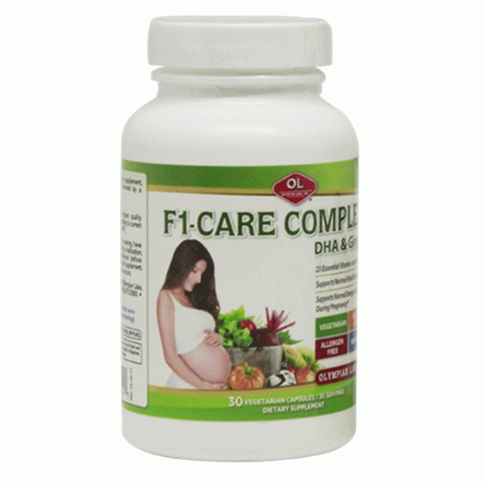 [Giá Gốc] Vitamin tổng hợp số 1 cho bà bầu Olympian Labs F1- Care Complex - Hộp 30 viên