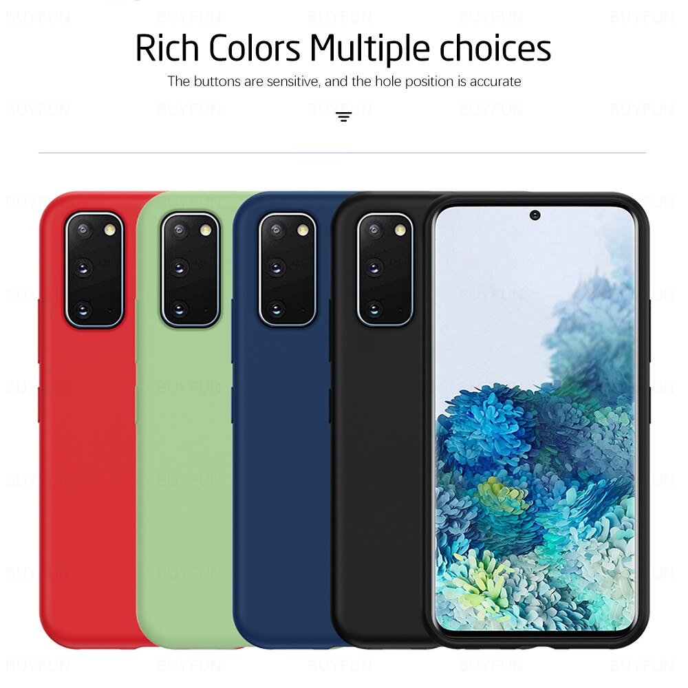 Ốp điện thoại silicone nhiều màu chống sốc cho Samsung Galaxy S20 Fe S20Fe On Samsung S 20fe S 20 5g