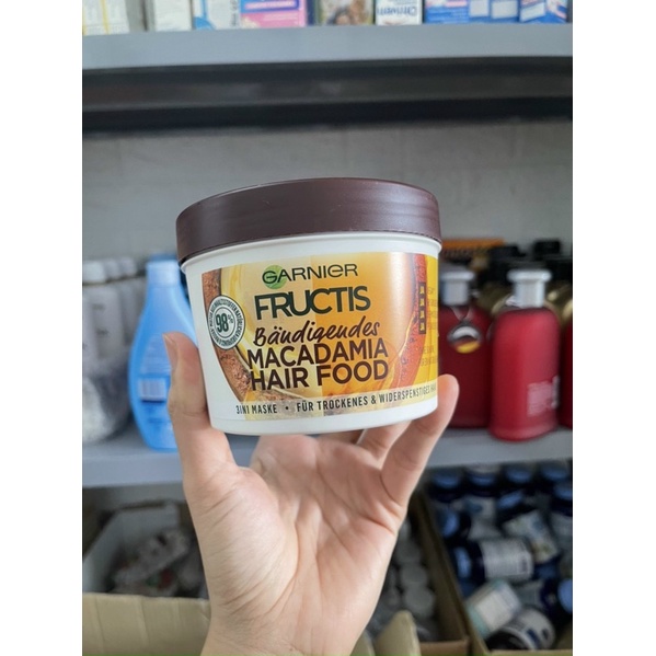 Mặt nạ ủ tóc 3 In 1 Superfood của GARNIER Hair food Fructis Masque thành phần thiên nhiên ,390ml