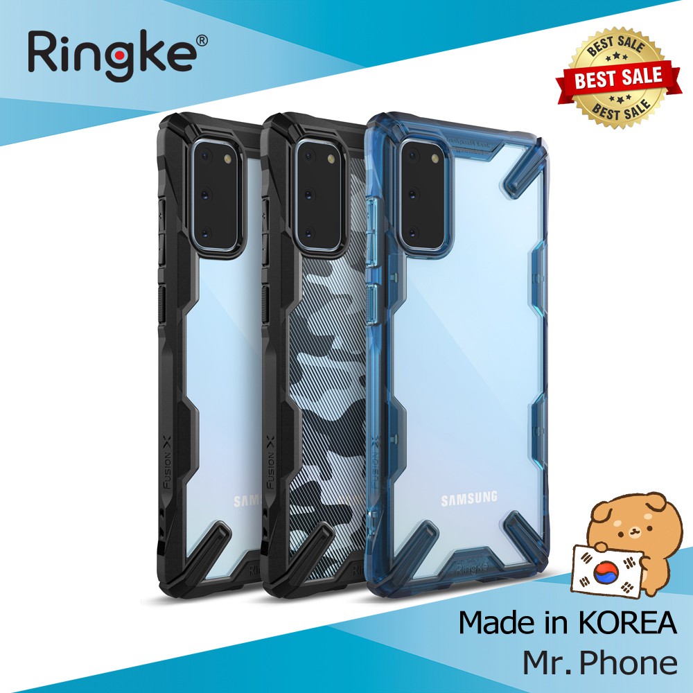 Ốp lưng Galaxy S20 Ringke Fusion X  - Nhập khẩu Hàn Quốc
