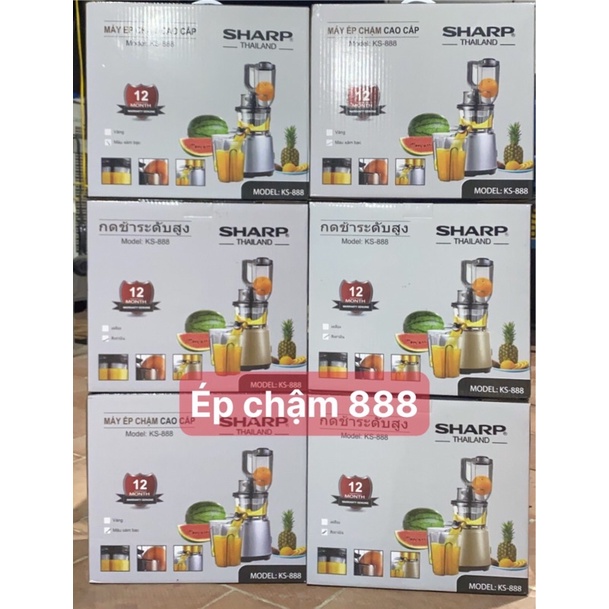 Máy Ép Chậm Sharp KS-888/ KS-666 Siêu Kiệt Bã