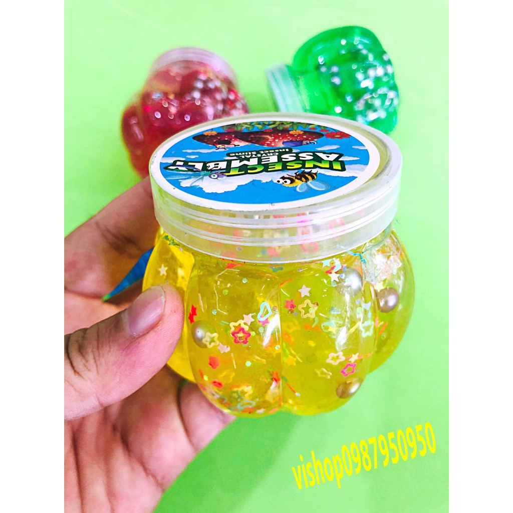  slime bí ngô ngọc trai - dạng mềm dẻo mã UCY16 ZSố 6039