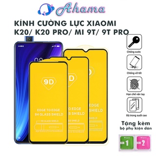 Kính Cường Lực Xiaomi Redmi K20 K20 Pro Mi 9T Mi 9T Pro full màn chống trầy xước rơi vỡ tặng kèm khăn lau màn hình