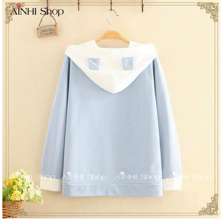 Áo Hoodie Nữ ❤️FREESHIP❤️ Áo Khoác Hoodie Vải Nỉ Nhiều Màu  (Thỏ Con) - Áo Hoodie Free Size Dưới 60kg | BigBuy360 - bigbuy360.vn