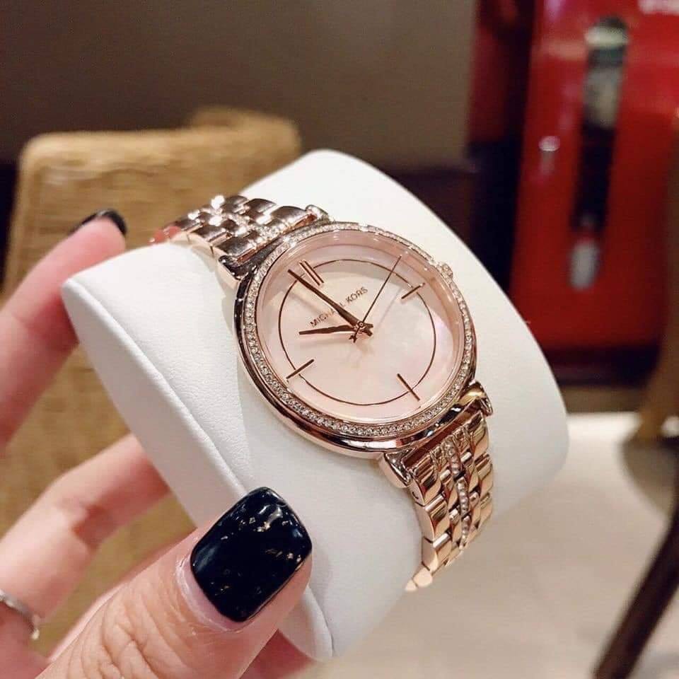 Đồng Hồ Nữ Michael Kors Cinthia Rose Gold-Tone MK3643