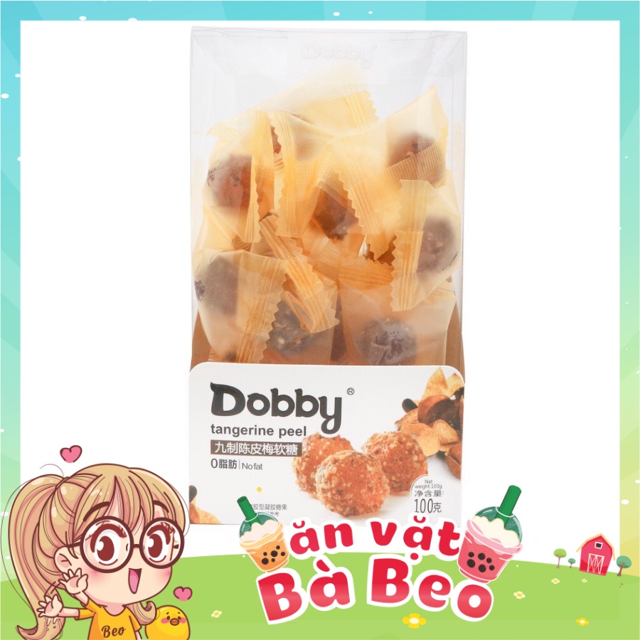 KẸO DẺO DOBBY NHẬP KHẨU ĐÀI LOAN 100G HOTTREN 2022