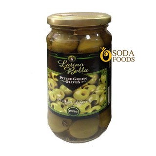 Olive xanh tách hạt Latino Bella 235g