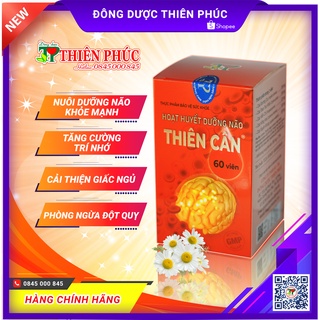 HOẠT HUYẾT DƯỠNG NÃO THIÊN CÂN – Nuôi Dưỡng Não Khỏe Mạnh (Hộp 60 viên) Sản phẩm của Công ty ĐÔNG DƯỢC THIÊN PHÚC