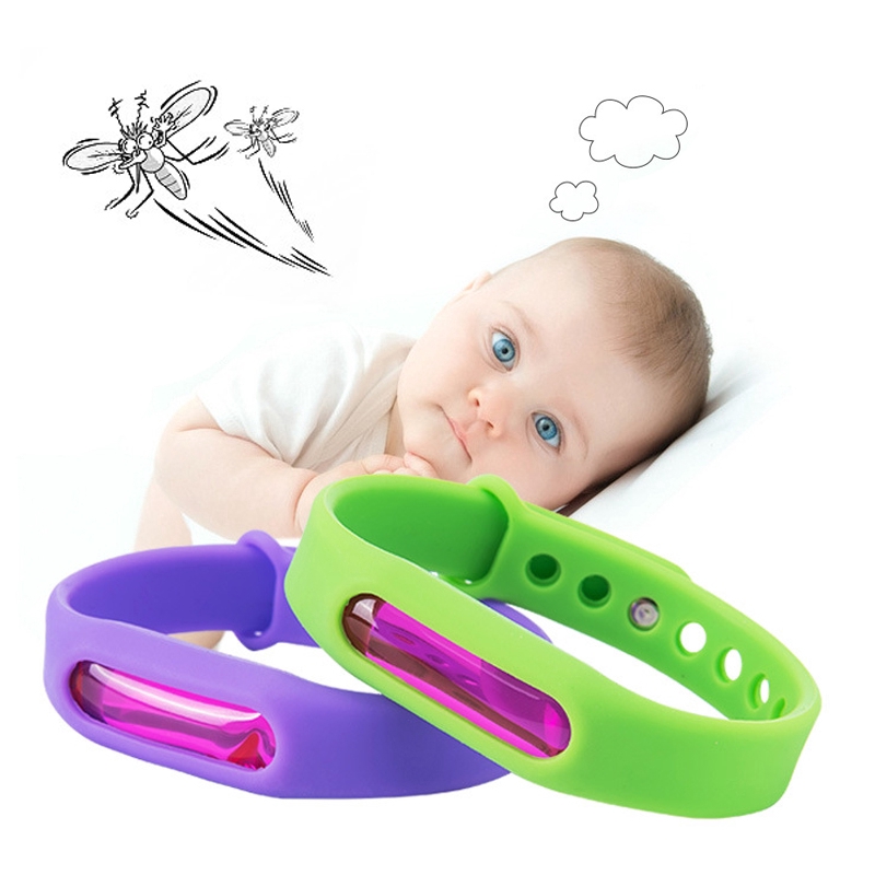 Mosquito Repellent Wristband Silicone Portable Children Anti-mosquito Pest Insect bracelet Waterproof