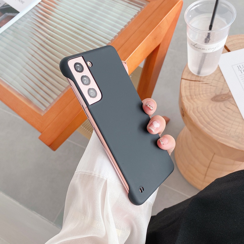 Ốp Điện Thoại Nhám Siêu Mỏng Không Viền Chống Sốc Cho Samsung Galaxy S20 Plus S21 S22