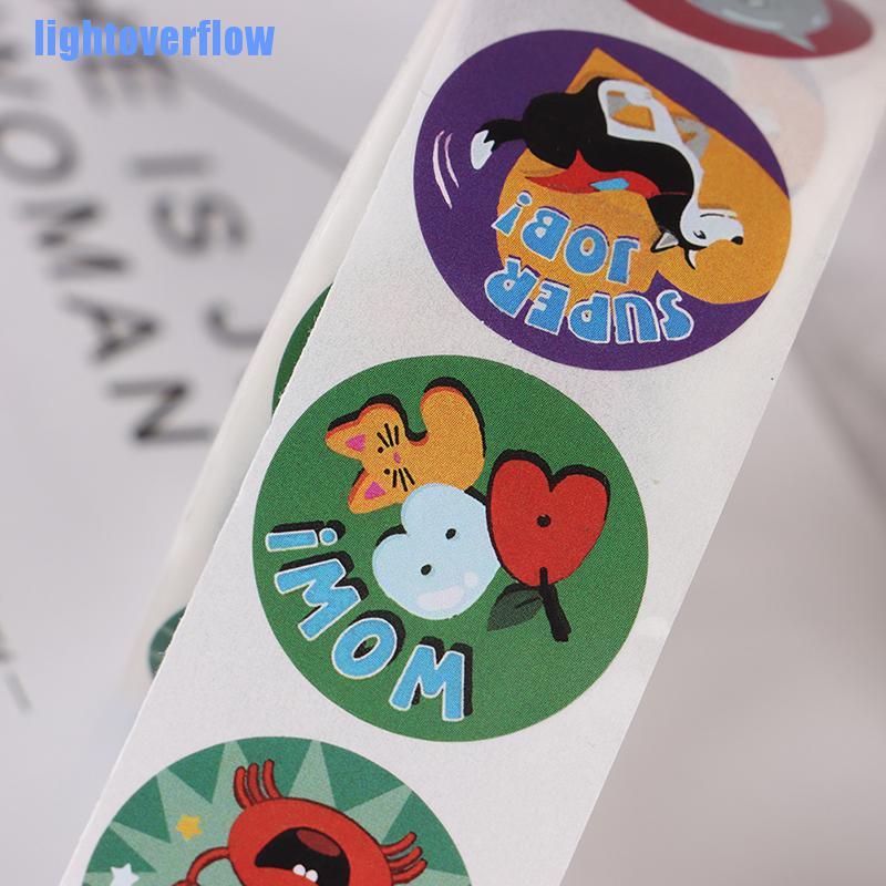 Cuộn 500 sticker mang thông điệp khuyến khích bé yêu
