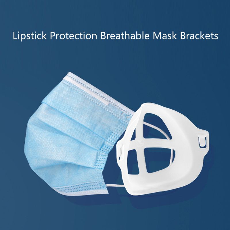 [Hàng mới về] Set 5 khung đỡ khẩu trang thoáng khí bảo vệ môi chuyên dụng