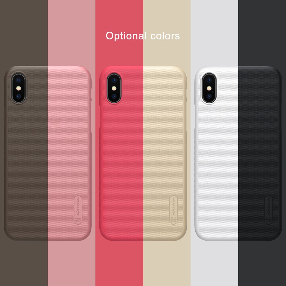 Ốp điện thoại NILLKIN bằng PC siêu mỏng mặt nhám cho Iphone Xs X