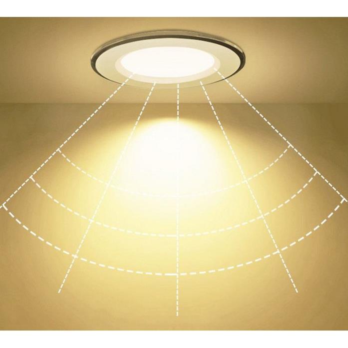 Bộ 3 Đèn LED âm trần đổi màu 9w, đèn trang trí phòng ngủ giá rẻ, chất lượng