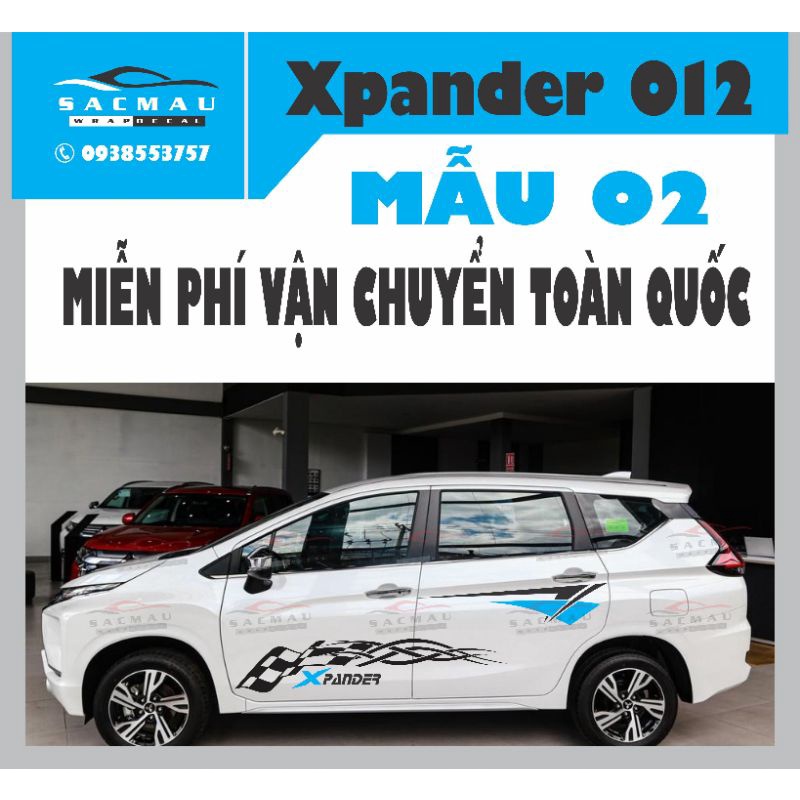 Tem dán ô tô xpander  012