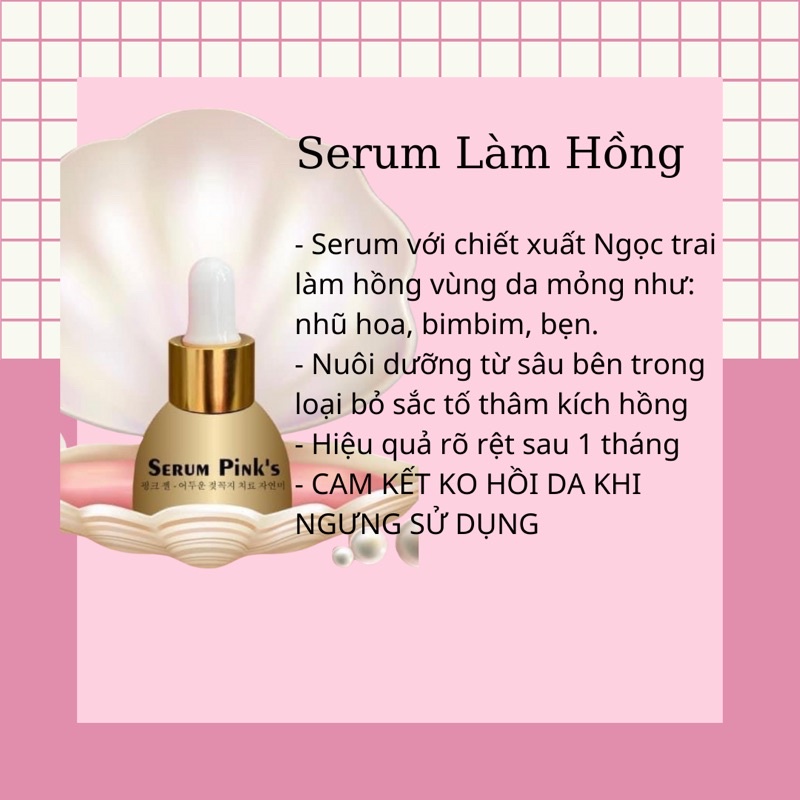 (CAM KẾT HIỆU QUẢ)TINH CHẤT LÀM HỒNG KHỬ THÂM