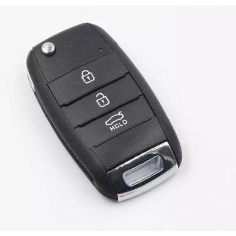 Vỏ ốp khoá xe hơi - Bọc chìa smartkey ô tô Kia Morning 2013~2015, Soluto, Rondo khoá gập - M16-B6
