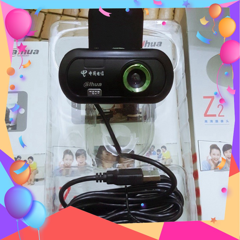 [GIÁ CỰC SỐC] WEDCAM DAHUA Z2 HD 720P SẮC NÉT - CÓ MIC THU ÂM - WC Dahua Z2 720P