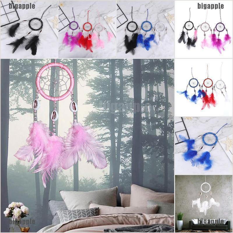 Bùa đuổi bắt giấc mơ Dream Catcher màu trắng treo trang trí nội thất