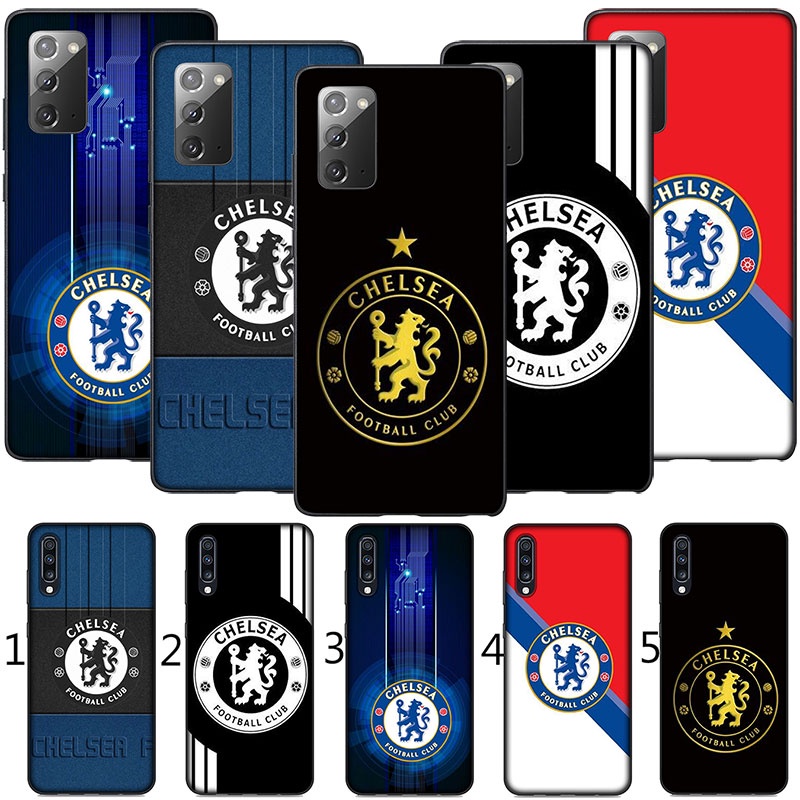 Ốp Điện Thoại Silicon Mềm Viền Đen Hình Câu Lạc Bộ Chelsea FC Cho iPhone 7 8 7 + 8 + 6 + 6S + XR XS Max 5 5s SU122