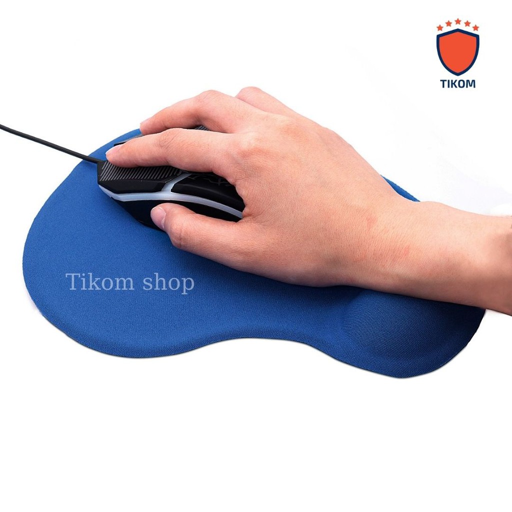 Lót Chuột Đệm Silicone Mềm Êm Chống Mỏi Cổ Tay, Chống Giật Cho Các Game Thủ - Tikom shop