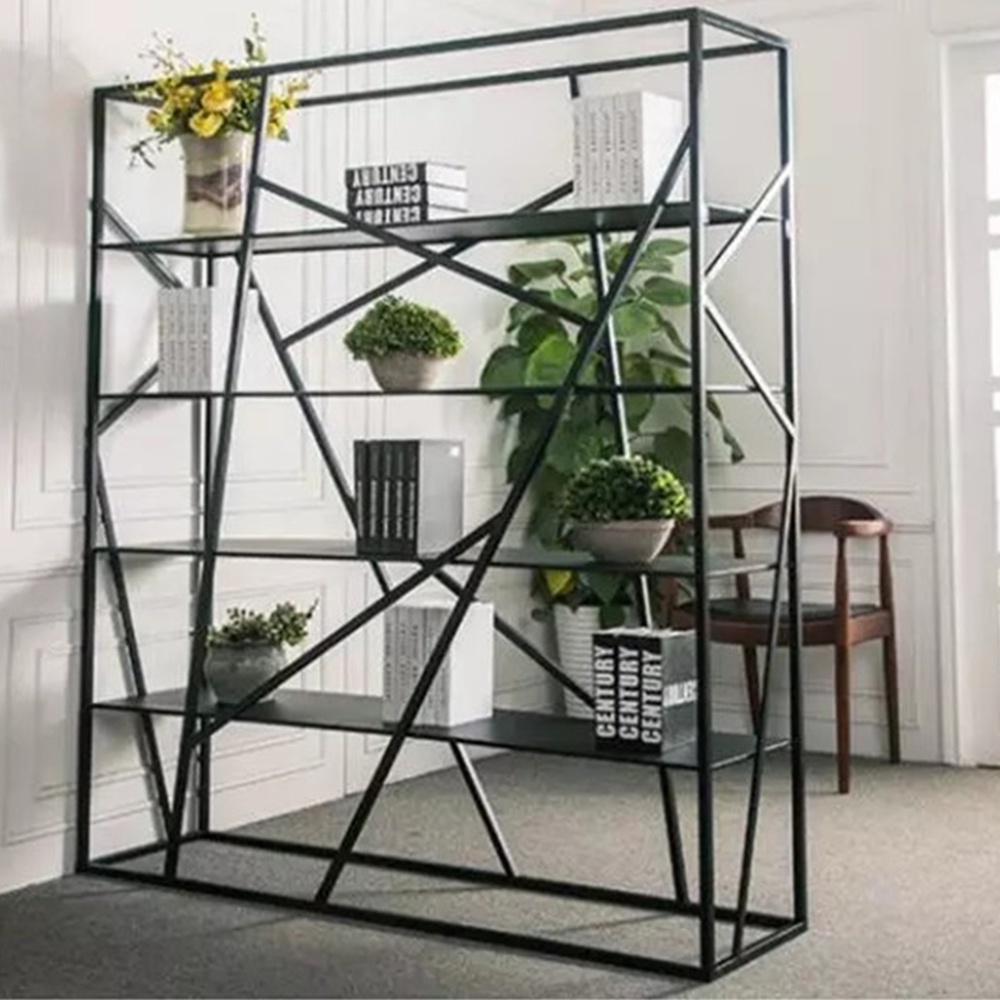 Kệ trưng bày trang trí, để sách IBIE AK025 ngang 1m5 mặt gỗ, khung sắt sơn tĩnh điện, tùy chọn màu sắc