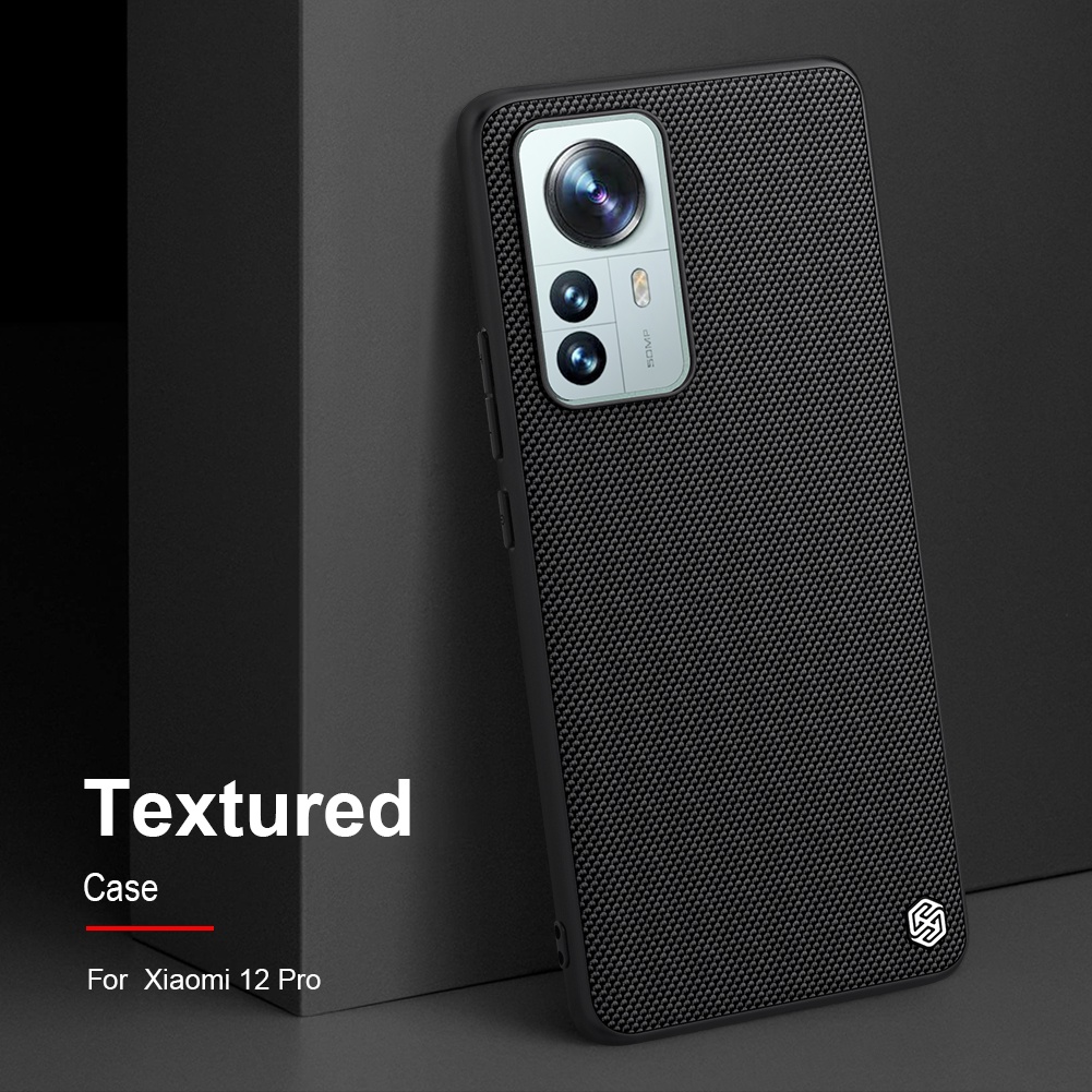 Ốp Điện Thoại TPU + PC Sợi Nylon Chống Sốc Chống Trượt Nillkin Cho Xiaomi 12 Pro / 12S Pro