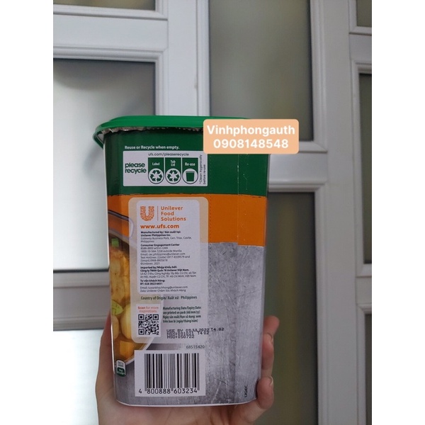 Súp Nền Thịt Heo Knorr 1.5kg