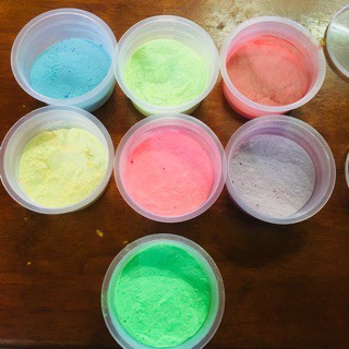   ( hàng sẵn )Bột dạ quang gói 2gr ( kèm sơn pha) (591)  KShip toàn quốc  KLM-670