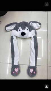 MŨ NÓN TAY THỎ GIỰT
