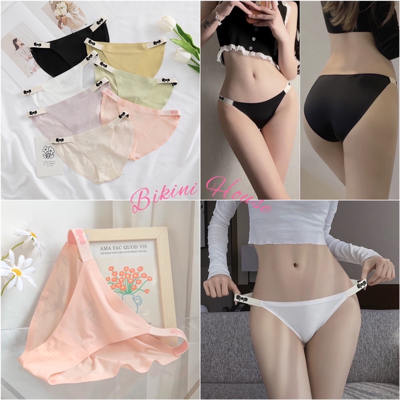 Quần Lót Nữ Cradin ❤️Quần Lót Đúc Su Dây Nơ Hông Quyến Rũ cao cấp mềm mại 9027