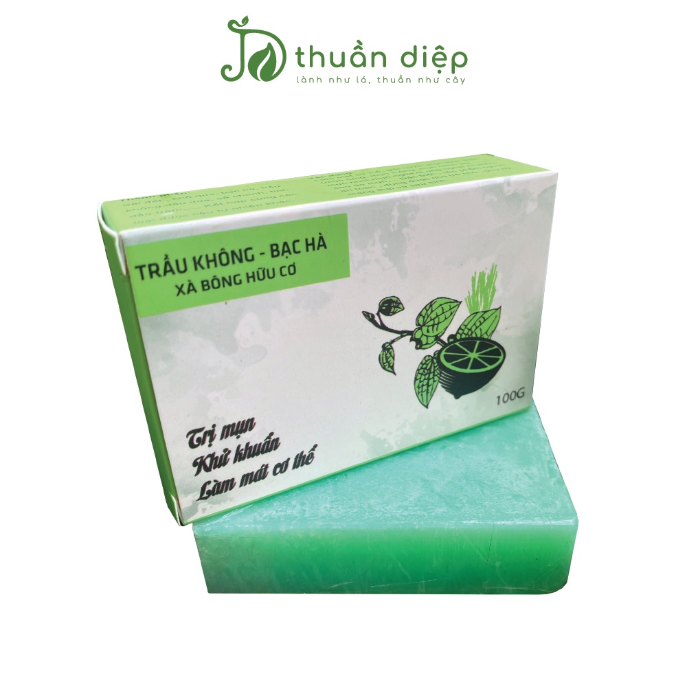 Xà bông trầu không thiên nhiên giảm hôi nách, mùi hôi cơ thể Thuần Diệp