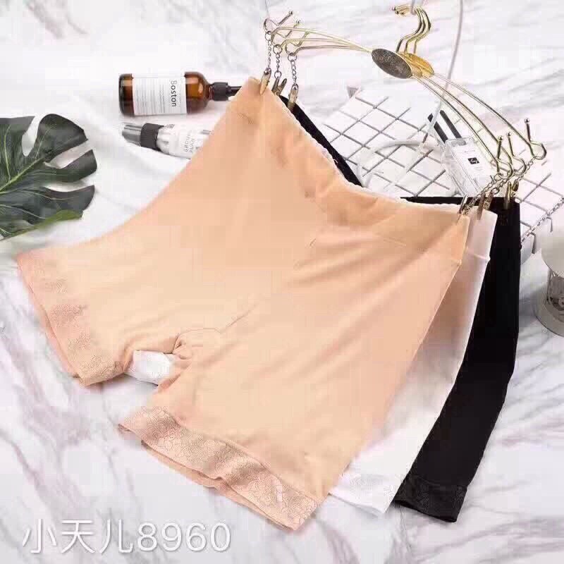 QUẦN MẶC VÁY COTTON PHỐI REN. Ảnh thật