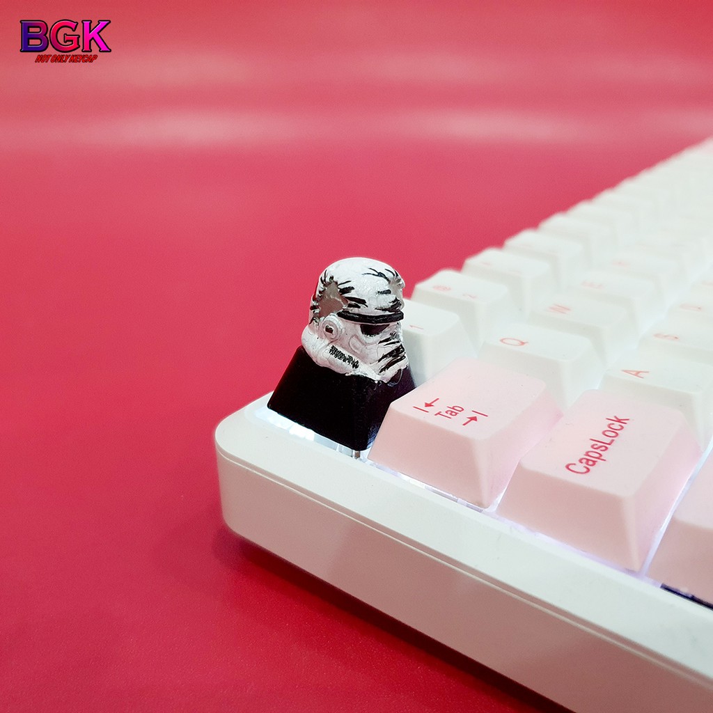 Keycap Lẻ Death Trooper trong Star War Cực Đẹp ( keycap resin độc lạ )( Keycap Artisan )
