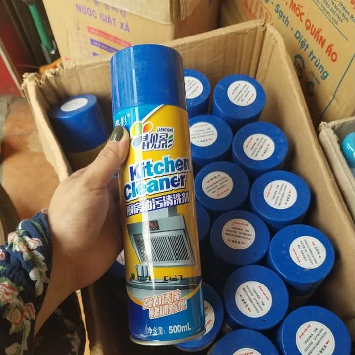 [FREESHIP] Chai Xịt Tẩy Rửa Nhà Bếp Đa Năng Kitchen Cleaner 500ml.
